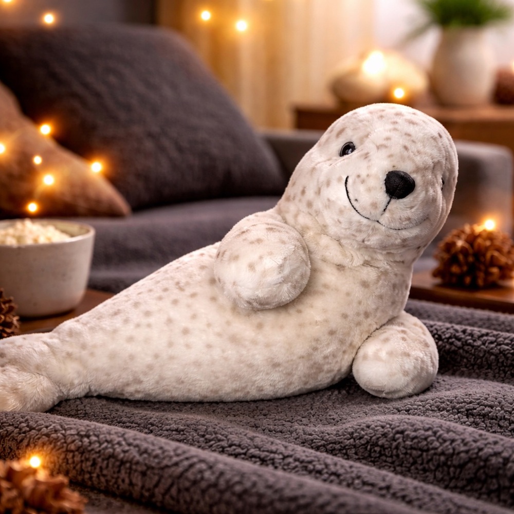 Retired Jellycat Sigmund Seal Spotted Plush Stuffed Animal 15” EUC Authentic